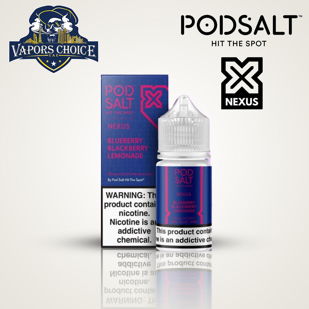 POD SALT NEXUS 20MG SALTNIC 30ML Blueberry Blackberry Lemonade UAE Ajman